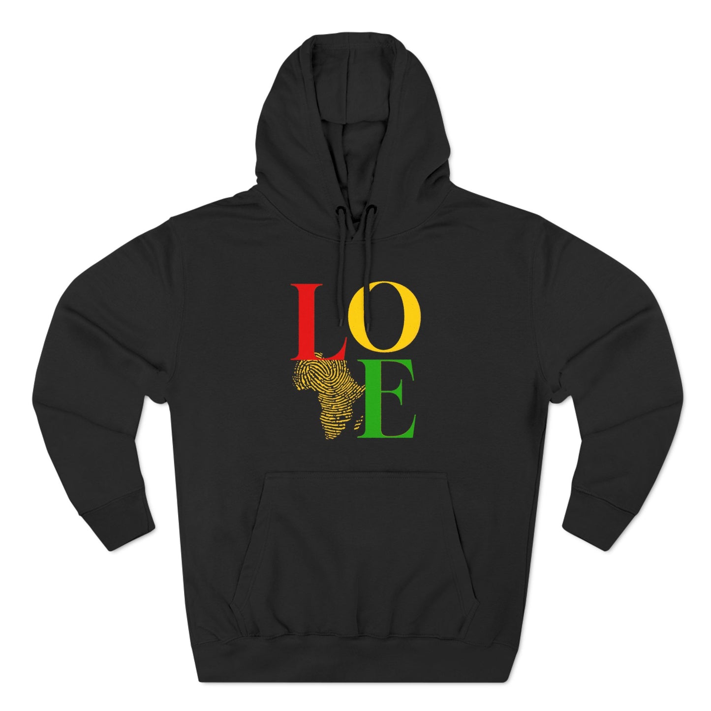 Love Africa Tricolor Hoodie