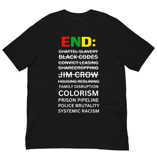 African American End List Tee