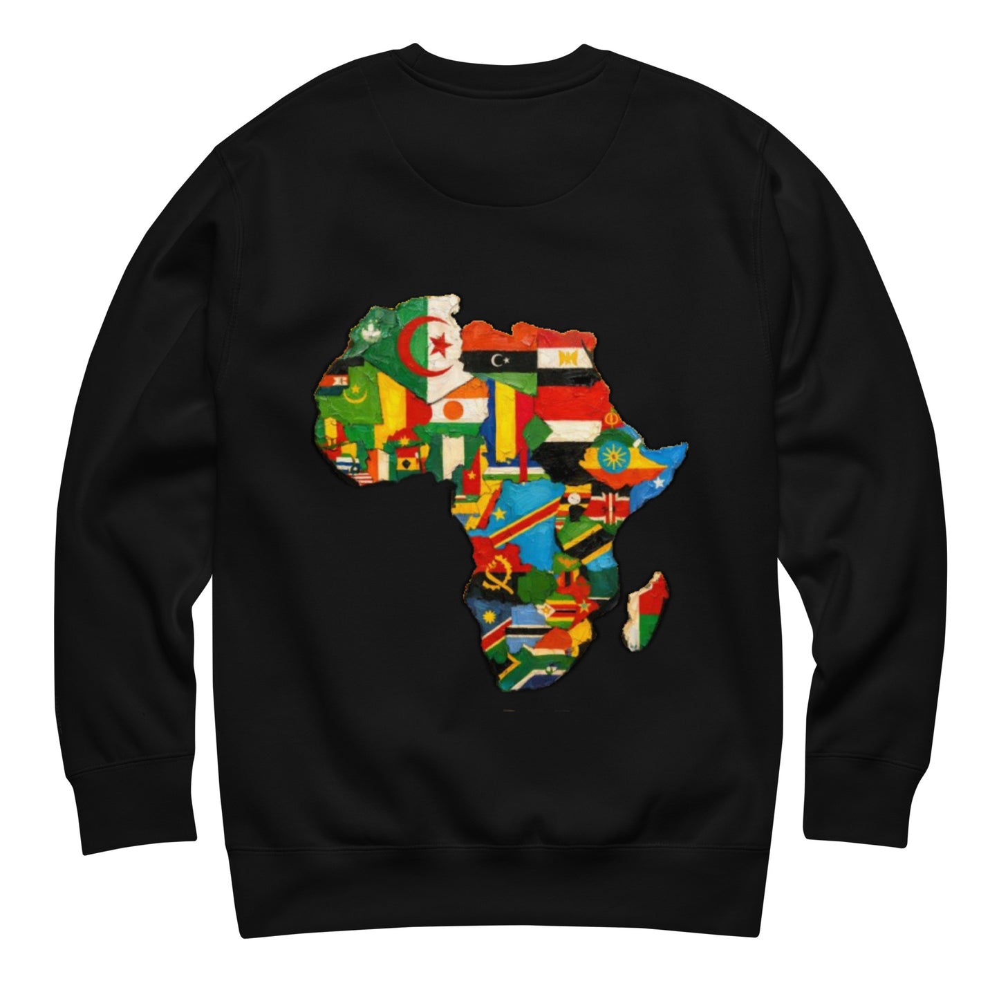 Flagged African Map Sweatshirt