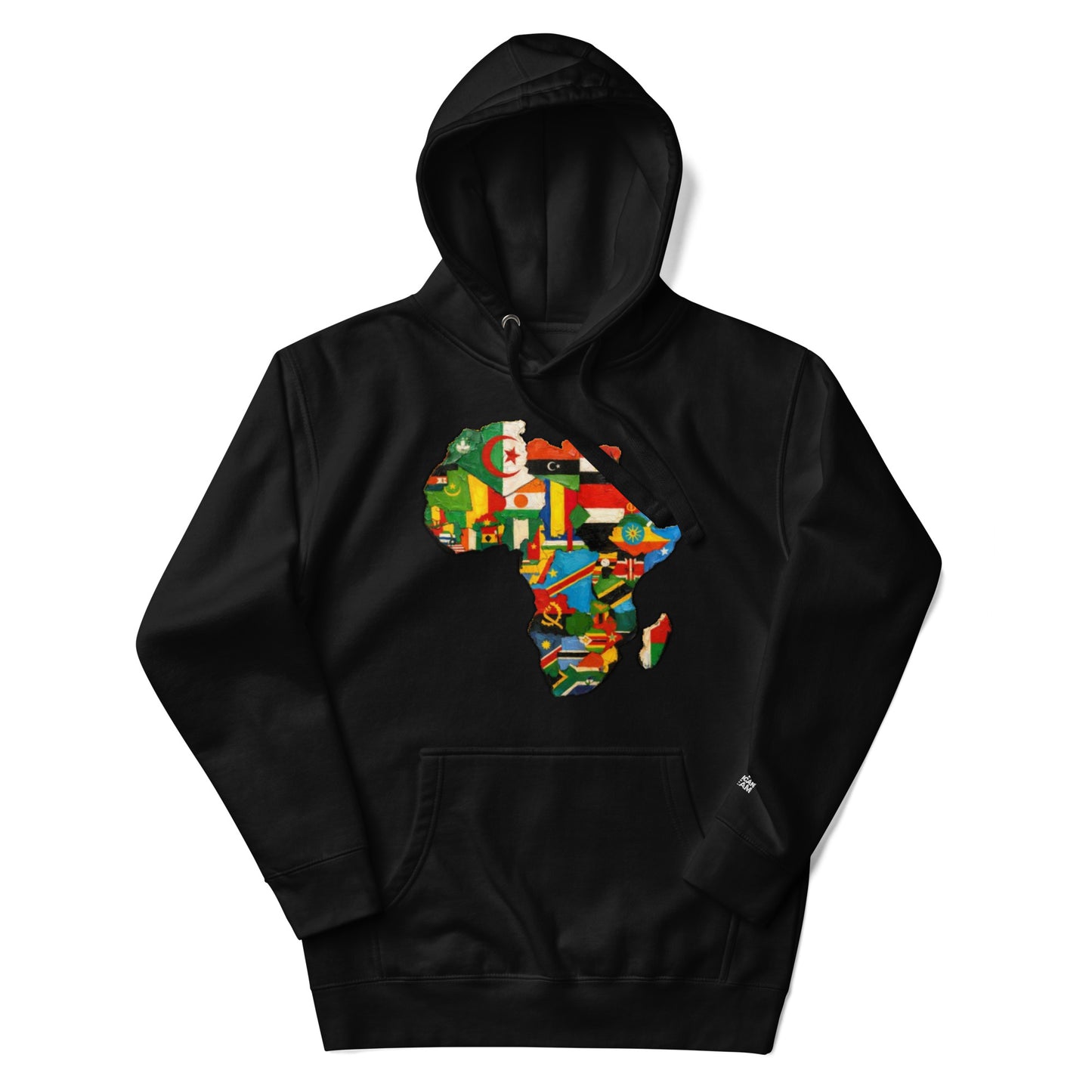 Flagged African Map Hoodie