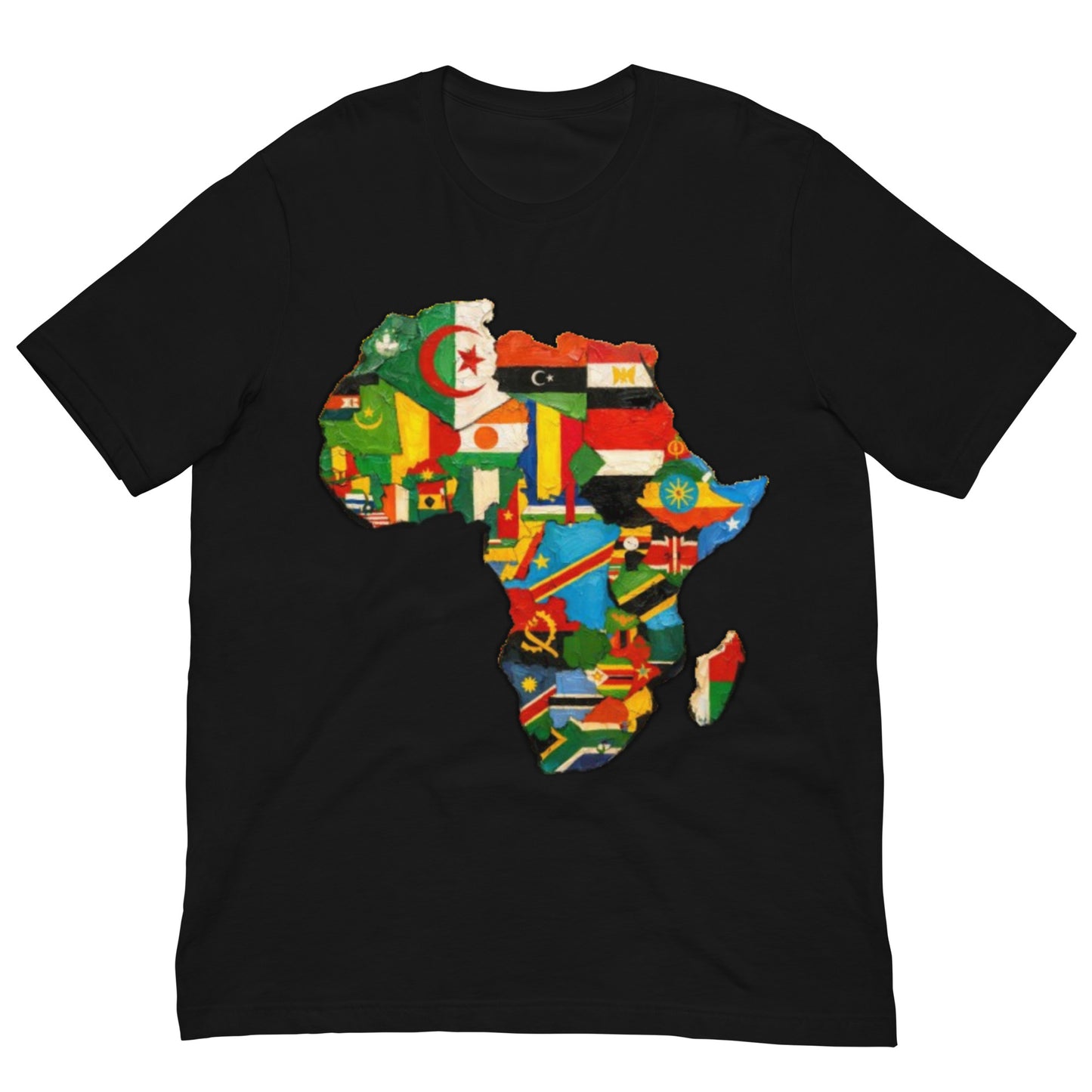 Flagged African Map Tee