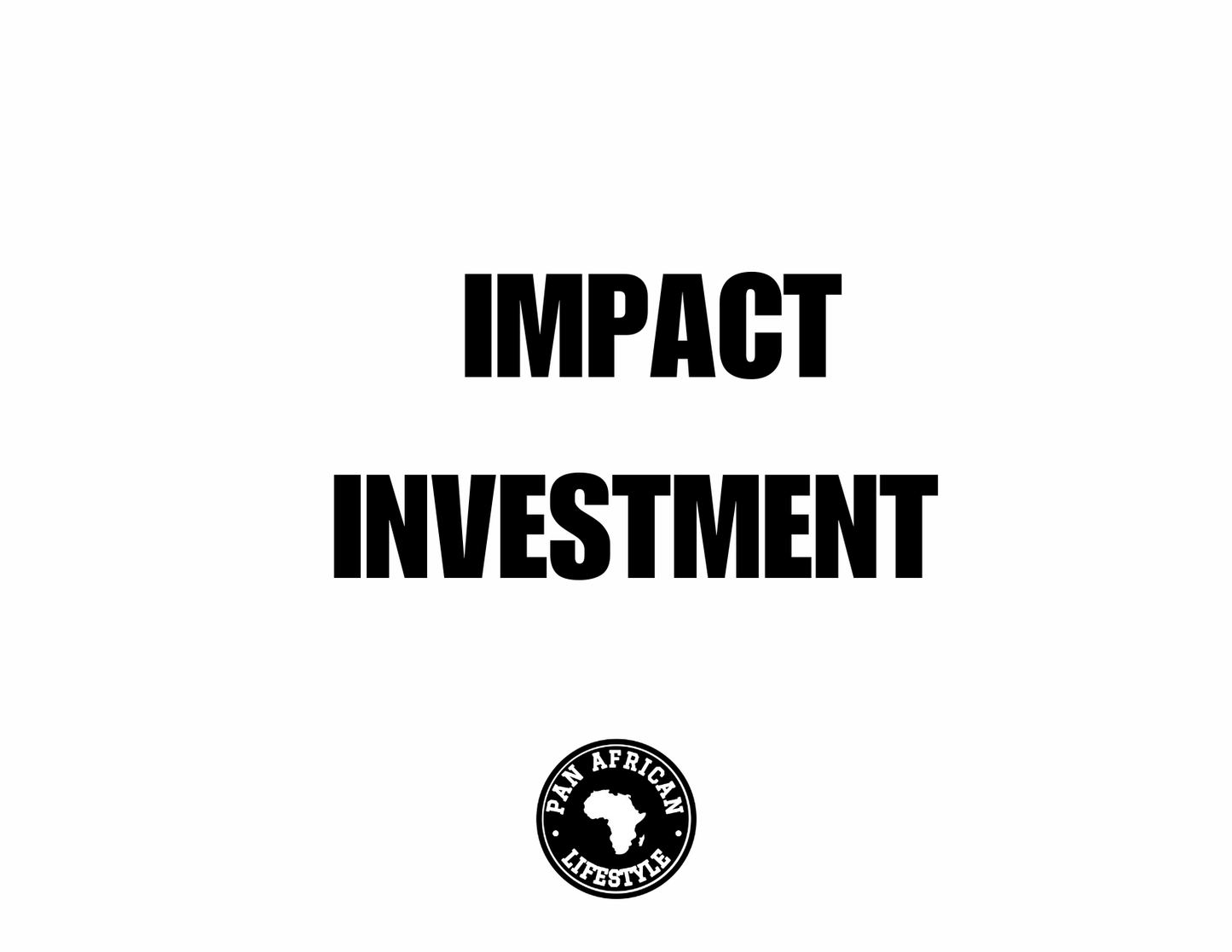 Impact Investment